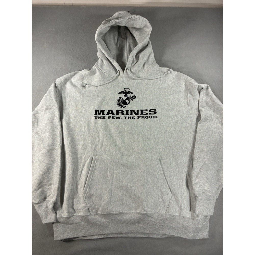Champion Reverse Weave United States Marines 'The Few The Proud' Hoodie. 3XL